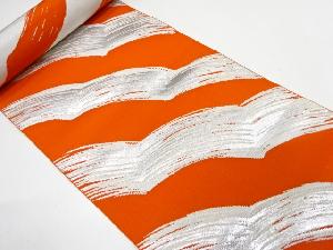 アンティーク　刷毛目模様織り出し八寸帯地反物